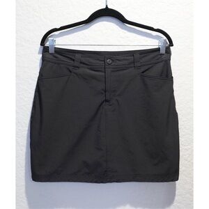 Eddie Bauer Women’s Adventurer Skort Size 8 Black Stretch Hiking Golf  Outdoor